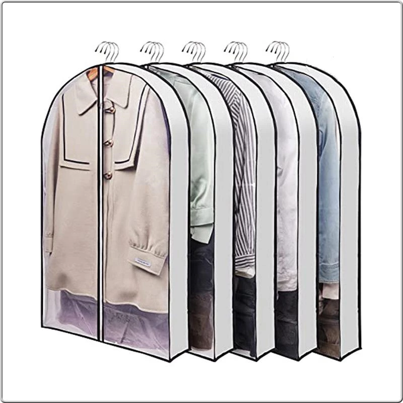 Transparent suit cloth cover