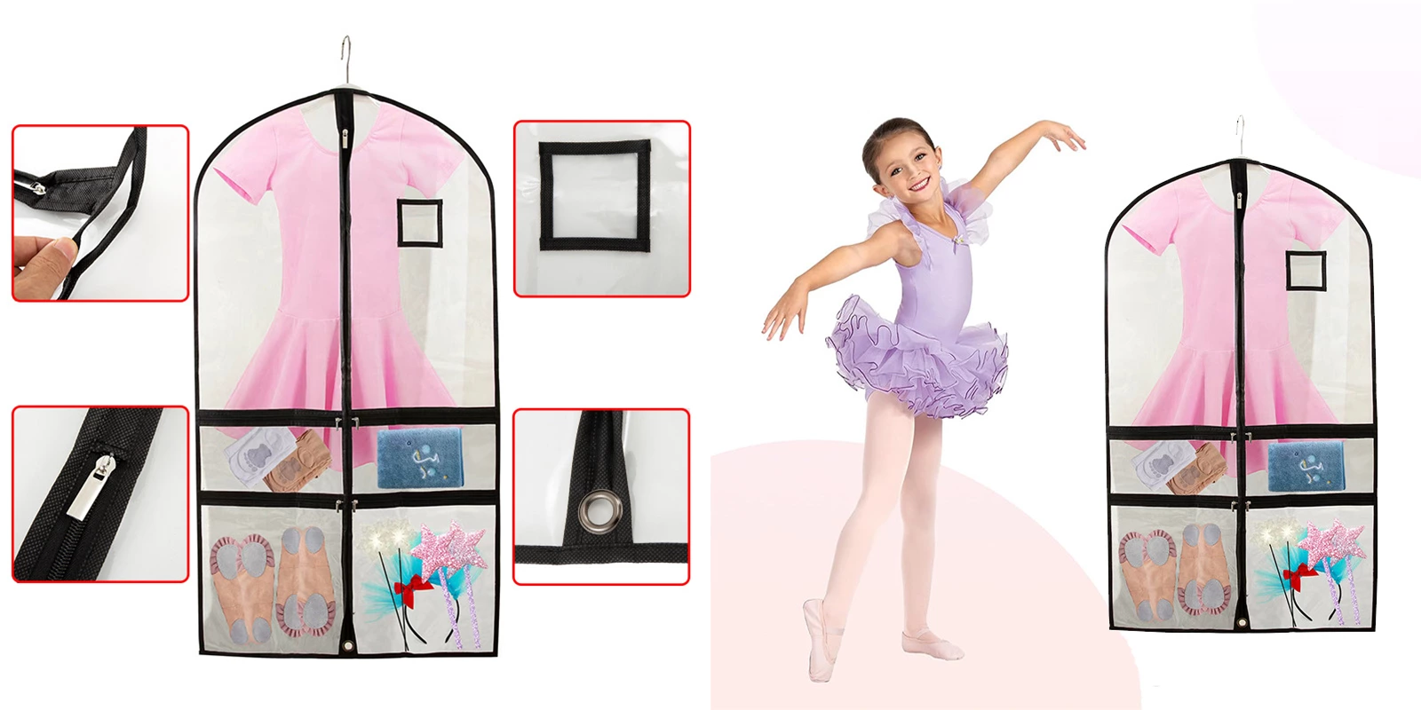 Dance clothing dust cover