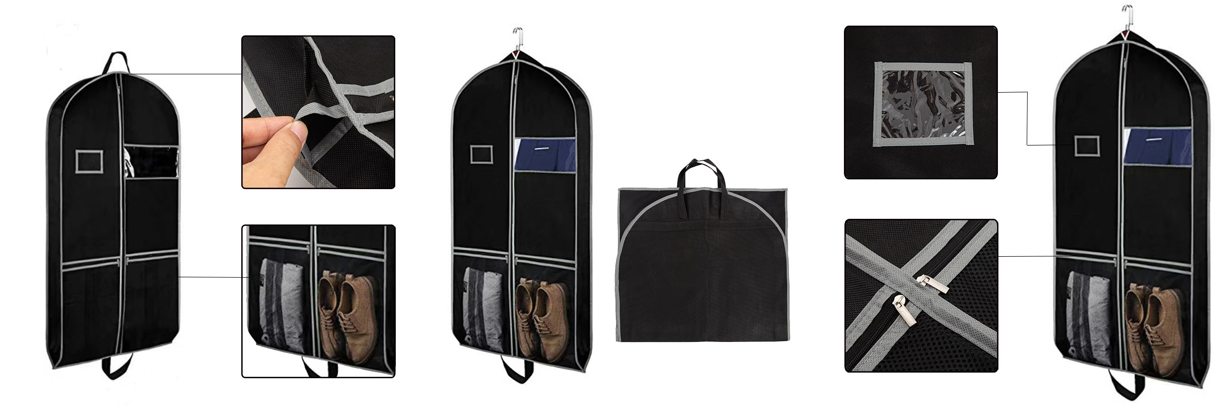 Multi Pocket Hanging Dust Cover