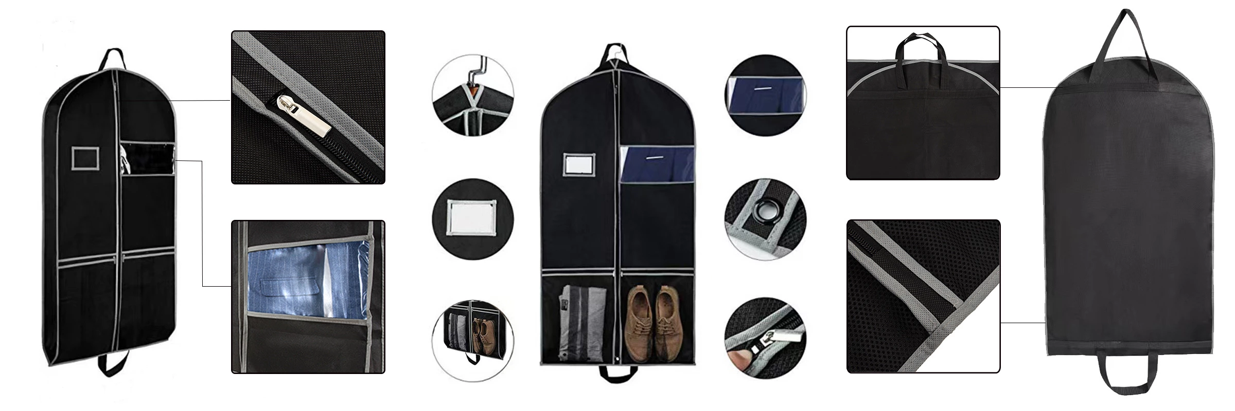 Multi Pocket Hanging Dust Cover