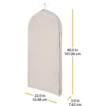 Cotton hanging garment storage bags