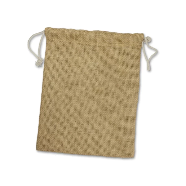 Jute Drawstring Pouch - Medium