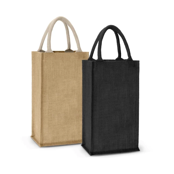 Jute Wine 2 Bottle Bag