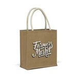 Lanza Starch Jute Tote Bag