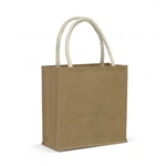 Monza Starch Jute Tote Bag