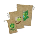 Jute Drawstring Pouch - Small