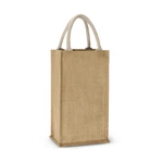 Jute Wine 2 Bottle Bag