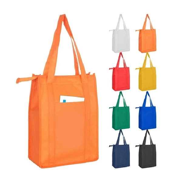 Non Woven Cooler Bag With Zip Closure