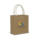 Lanza Starch Jute Tote Bag