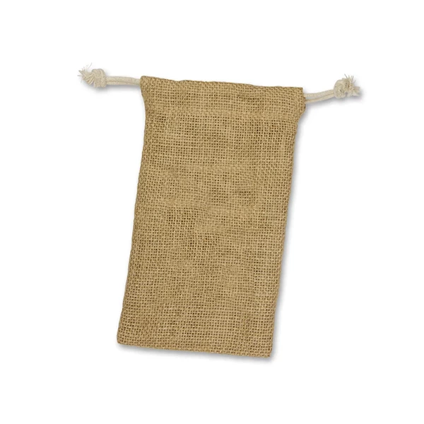 Jute Drawstring Pouch - Small