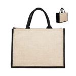 Jute Hessian Shopping Bag - Colored