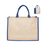 Jute Hessian Shopping Bag - Colored