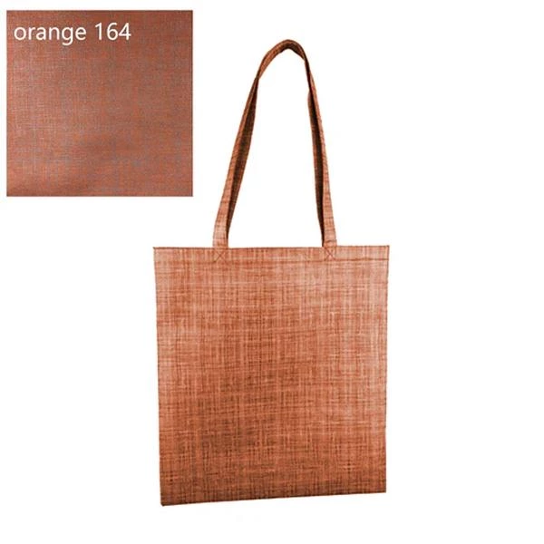 Silver Line Patterned Non Woven Bag Without Gusset