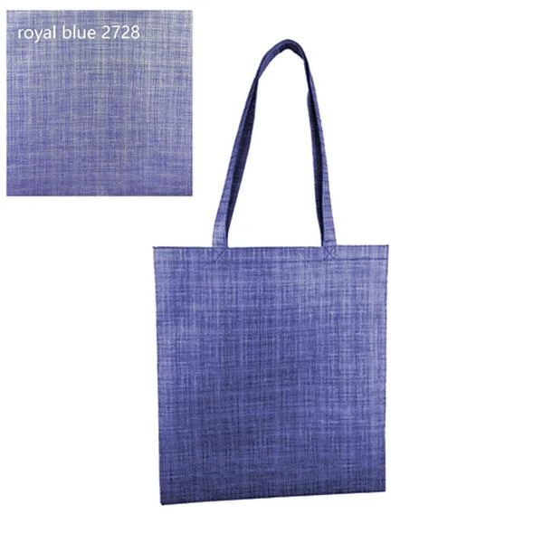 Silver Line Patterned Non Woven Bag Without Gusset