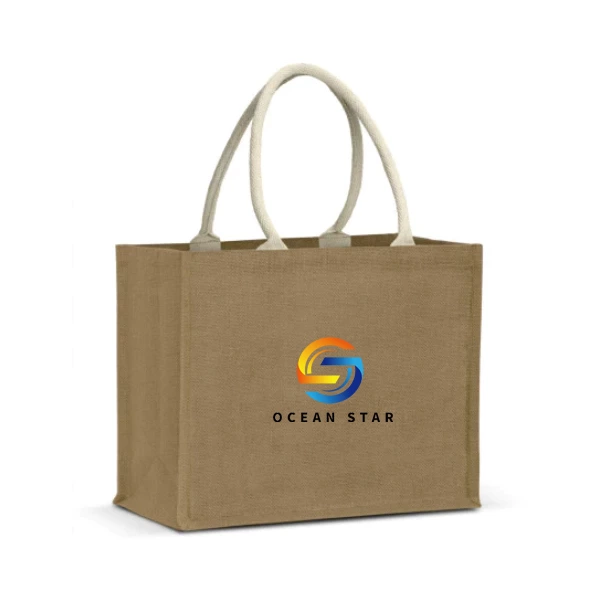 Torino Starch Jute Tote Bag