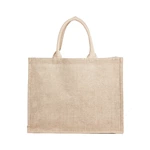 Jute Hessian Shopping Bag - Natural