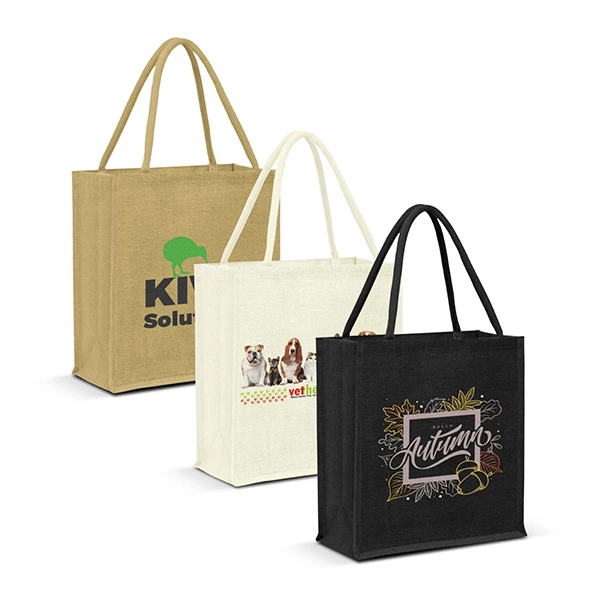 Lanza Jute Tote Bag - Colored