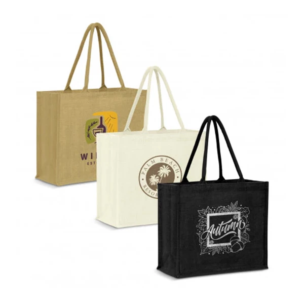 Modena Jute Tote Bag - Colored