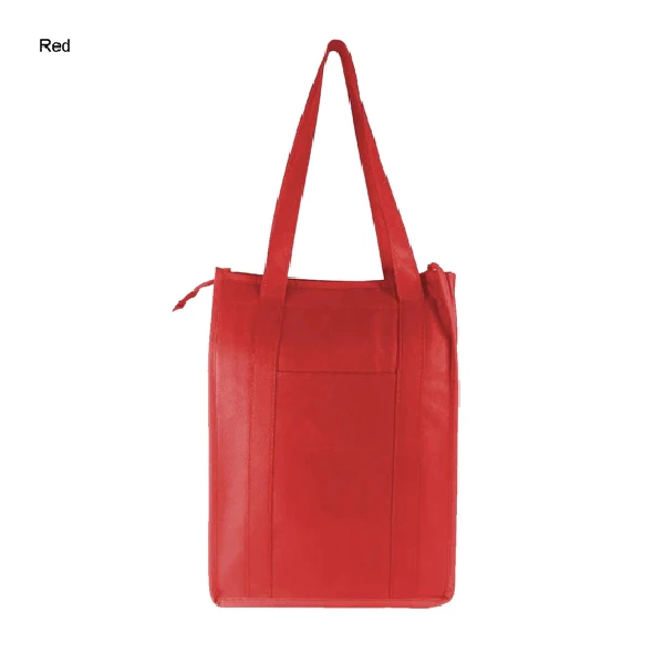 Non Woven Cooler Bag With Zip Closure