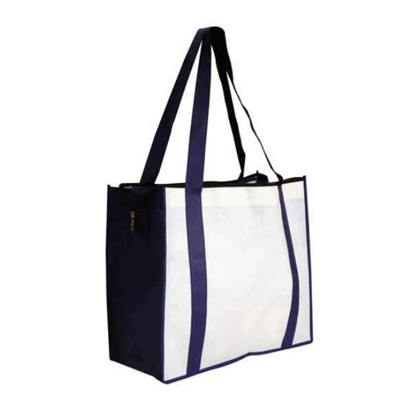 Non Woven Large Shopping With Zipper Closure